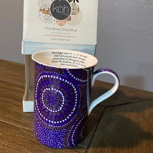 Koh Living Fine Bone China Mug Dreamtime Stories Desert Waterholes